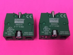 Dayton - P/N: 30G075 - Kontaktblock - MENGE (2) - NEU - Bild 1 von 3
