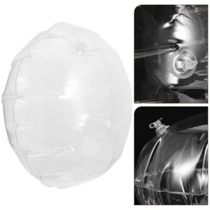 Almohada inflable PVC viaje redondo transparente almohadas compresibles - Imagen 1 de 12