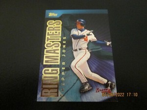 CHIPPER JONES BRAVES 2001 TOPPS RING MASTERS BASEBALL CARD #RM-6