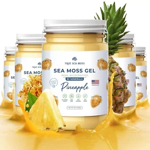 1-3 Stück Ananas Wildcrafted Irish Sea Moos Gel Hergestellt mit getrockneten Algen Seamoss - Bild 1 von 17