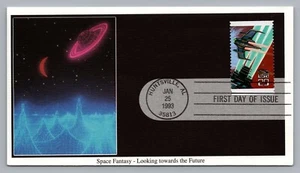 Future Exploration in Space Fantasy 1993 FDC Huntsville #2744 Winged Spaceships - Picture 1 of 2