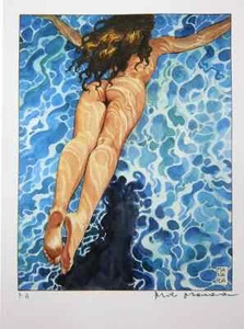 MANARA DRUCK SIGNIERT "TUFFO" P.A. - Bild 1 von 1