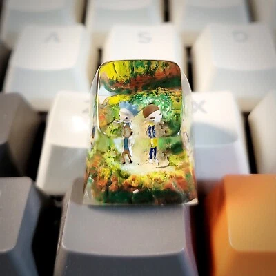Rick and Morty Artisan Keycap, Rick and Morty, ESC Resin Keycap, Custom anime - Image 1 of 4
