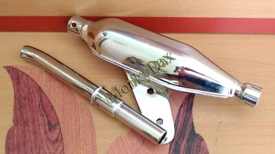 Tubo silenciador escape Honda Mini Trail Z50A K1 K2 183A1-045-671 18310-045-000-Rep Foto 1 de 4