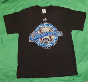 Vintage Mets 2000 LOGO ATHLETIC MLB Champions Tee Men XL - Picture 1 of 3