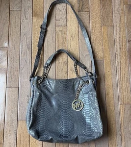 Michael Kors Snakeskin Purse - Picture 1 of 10