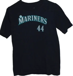 Seattle Mariners Julio Rodríguez JROD Juvenil Grande Camiseta Azul - Imagen 1 de 3
