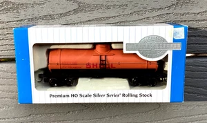 BACHMANN SILVER SERIES 1/87 HO SHELL 40' SINGLE DOME TANK CAR RD #1754 NIB 17834 - Picture 1 of 17