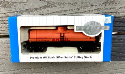BACHMANN SILVER SERIES 1/87 HO SHELL 40' SINGLE DOME TANK CAR RD #1754 NIB 17834 - Image 1 of 4