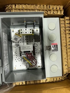 Eaton ECC04C2A4A 3R mechanically Held Lighting Contactor 30 Amp 4 Pole 120v coil - Picture 1 of 5