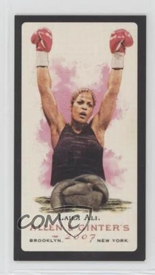 2007 Topps Allen & Ginter's Mini Black Border No Number Back Laila Ali Rookie RC - Image 1 of 2