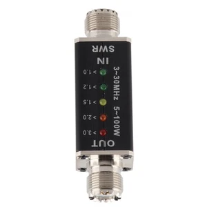 5 - 100W Standing Wave Meter Mini krótkofalowy wyświetlacz LED SWR SWR Meter do ante - Zdjęcie 1 z 22