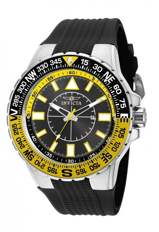 Nuevo reloj para hombre Invicta 19267 Aviator esfera negra 52 mm Foto 1 de 1