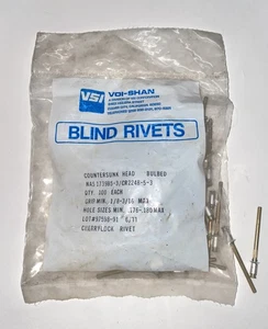 100, Cherrylock Rivets Diameter 5/32", Grip Range: 0.126" - 0.187”, PN CR2248-3 - Picture 1 of 3