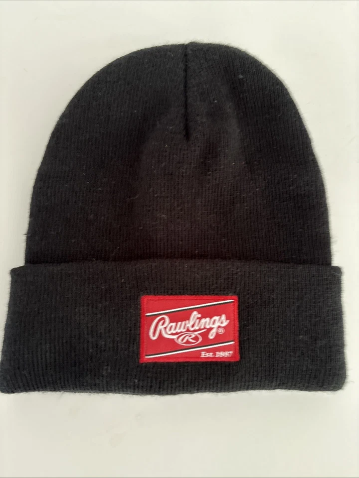 OFFICIALLY LICENSED RAWLINGS LOGO Black Beanie Hat Cap RSGKC-B