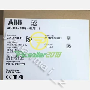 1 PC New ABB frequency converter ACS380-040S-01A8-4 - Picture 1 of 4