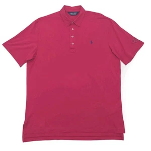 Polo Golf Ralph Lauren Men's XL Polo Shirt Ridgewood Club 100% Pima Cotton Pink - Picture 1 of 12