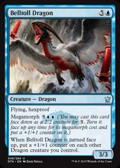 Belltoll Dragon -Foil Light Play MTG Dragons of Tarkir - Image 1 of 1