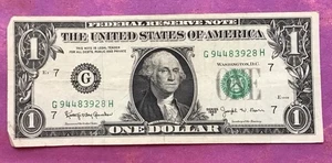 1963B JOE BARR DOLLAR BILL G 94483928 H - Picture 1 of 2