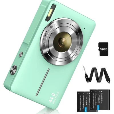 Tragbare 44MP Digitalkamera mit 16X Zoom und Bildstabilisierung für jedes Alter - Bild 1 von 4