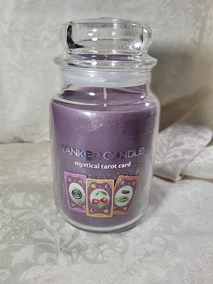 Yankee Candle “Tarjeta del Tarot Místico” ~ Grande 22 oz ~NUEVO ~ Etiqueta defectuosa  Foto 1 de 4