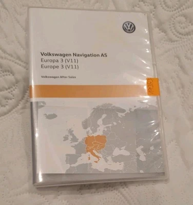 SD CARD NAVIGATION AS EUROPA 3 2020 V11 VW DISCOVER MEDIA 2 PASSAT TIGUAN GOLF - Bild 1 von 4