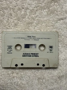 Judas Priest - British Steel (1980 Cassette) Heavy Metal Breaking The Law Tested - Picture 1 of 2