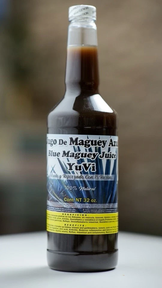 Jugo de Maguey Asado con Aloe/Jugo De Maguey Asado Con Sabila Foto 1 de 1