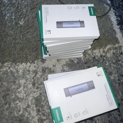 UGREEN USB C 2-in-1 & USB 3.0 Micro SD Card and Memory Card Reader Adapter BULK - Image 1 of 2