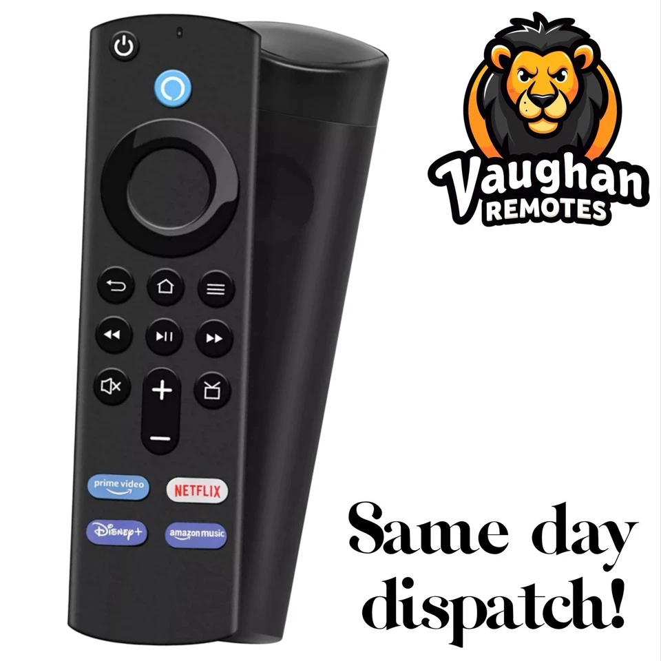 AMAZON FIRE TV VOICE REMOTE CONTROL REPLACEMENT 3RD GENERATION NETFLIX PRIME - Image 1 of 1