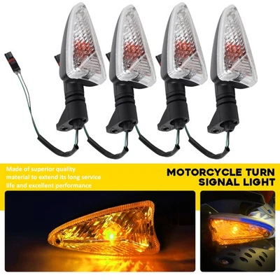 4x Luces de giro señales indicador ámbar para BMW K1200S 2004-2009 K1200R 2005-2010 Foto 1 de 4