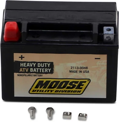 Moose Factory-Activated AGM Maintenance-Free Battery for 2003-2014 Suzuki - Image 1 of 2
