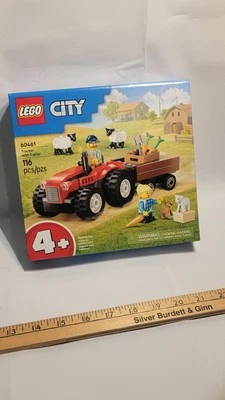 LEGO CITY : RED FARM TRACTOR WITH TRAILER & SHEEP  (60461) - Image 1 of 3