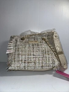 Sassy Tweed Shoulder Bag Purse Pink Summer Multi NWT - Picture 1 of 9