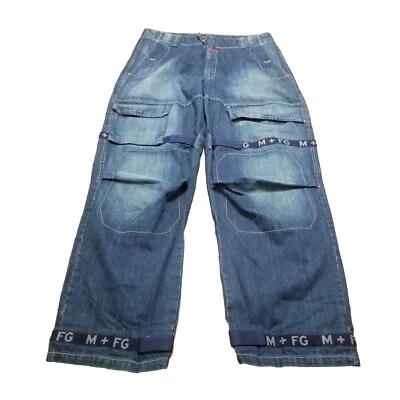 Pantalones de mezclilla Marithe Francois Girbaud para hombre talla 38 cinta transportadora M+FG de colección (37×35) Foto 1 de 4