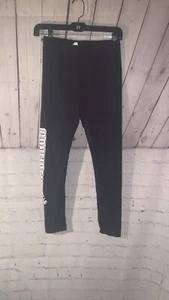 Black Graphic Leggings Size 11-12 - Picture 1 of 4