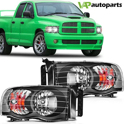 Conjunto de faros delanteros laterales izquierdo + derecho para Dodge Ram 1500 - 3500 2002-2005 Foto 1 de 4