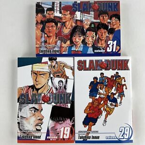 Slam Dunk Takehiko Inoue Manga English Novel Book Lot Of 5 Volumes 19, 29, 31