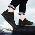 Men's Fashion Solid Color Casual Comfortable Flat Canvas Sneakers Shoes