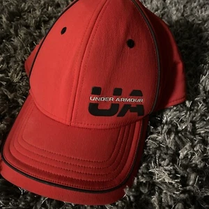 Under Armour Red And Black Hat Size LG/XL - Picture 1 of 5