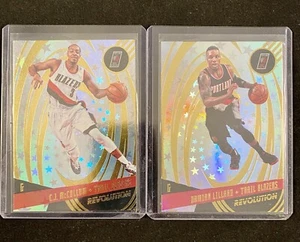 SET 2 DAMIAN LILLARD CJ MCCOLLUM 2016-17 REVOLUTION ASTRO REFRAKTOR SP BLAZER - Bild 1 von 4
