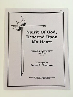 Sheet Music Spirit of God Descend Upon My Heart Brass Quintet Arr Dana F Everson - Image 1 of 3