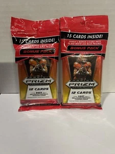2021 Panini Prizm Draft Picks Football Fat Value Cello Multi Pack (2) - Picture 1 of 2
