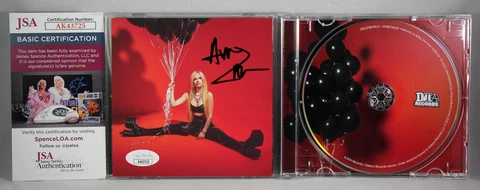 AVRIL LAVIGNE SIGNED LOVE SUX CD NEW ALBUM AUTOGRAPHED SUCKS LET GO 2022 JSA COA Cover