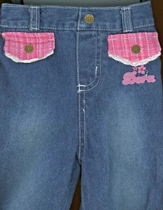 Pantalones Dora Jeans 12 Meses Niñas Cintura Elástica 8 3/4" Entrepierna Longitud Pierna Nuevos - Imagen 1 de 4