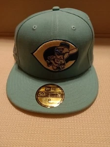 Cincinnati Reds 59Fifty Beach Glass All Star Game Fitted Size 8 Hat New w/Tag - Picture 1 of 11