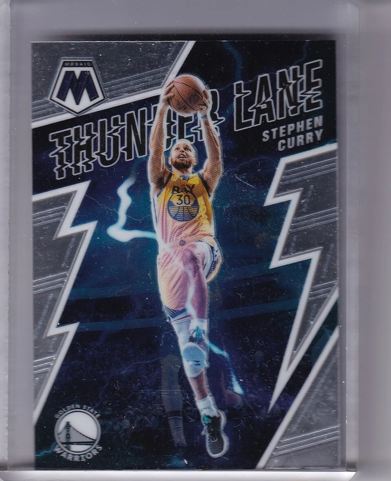 2021-22 PANINI MOSAIC #17 STEPHEN CURRY THUNDER LANE WARRIORS 0073 - Image 1 of 1