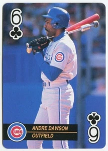 Stati Uniti 1992 Carte da gioco - Andre Dawson Chicago Cubs (6 di club) - Foto 1 di 2