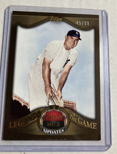2009 Topps Update #LGU10- JOHNNY MIZE Gold Parallel Legends of the Game SP #/99
