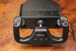 Logitech Flight Yoke Throttle System - Black - Picture 1 of 7